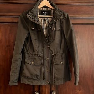 Be boundless brand army green rain coat size small